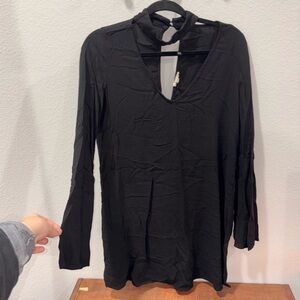 Wet Seal Black Long Sleeve Dress